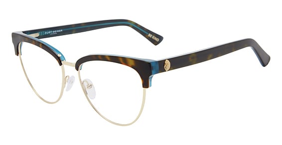 KURT GEIGER Kgl5011/G - Havana, Stainless Steel, Cat Eye frame