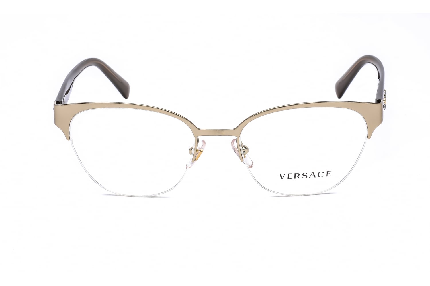 Versace VE1255B - Pale Gold, Metal, Cat Eye frame