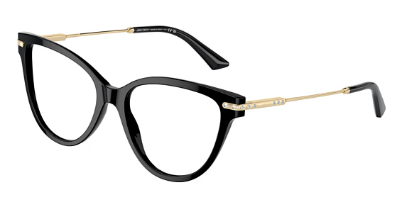 Jimmy Choo JC3001B - Black, Plastic, Oval frame