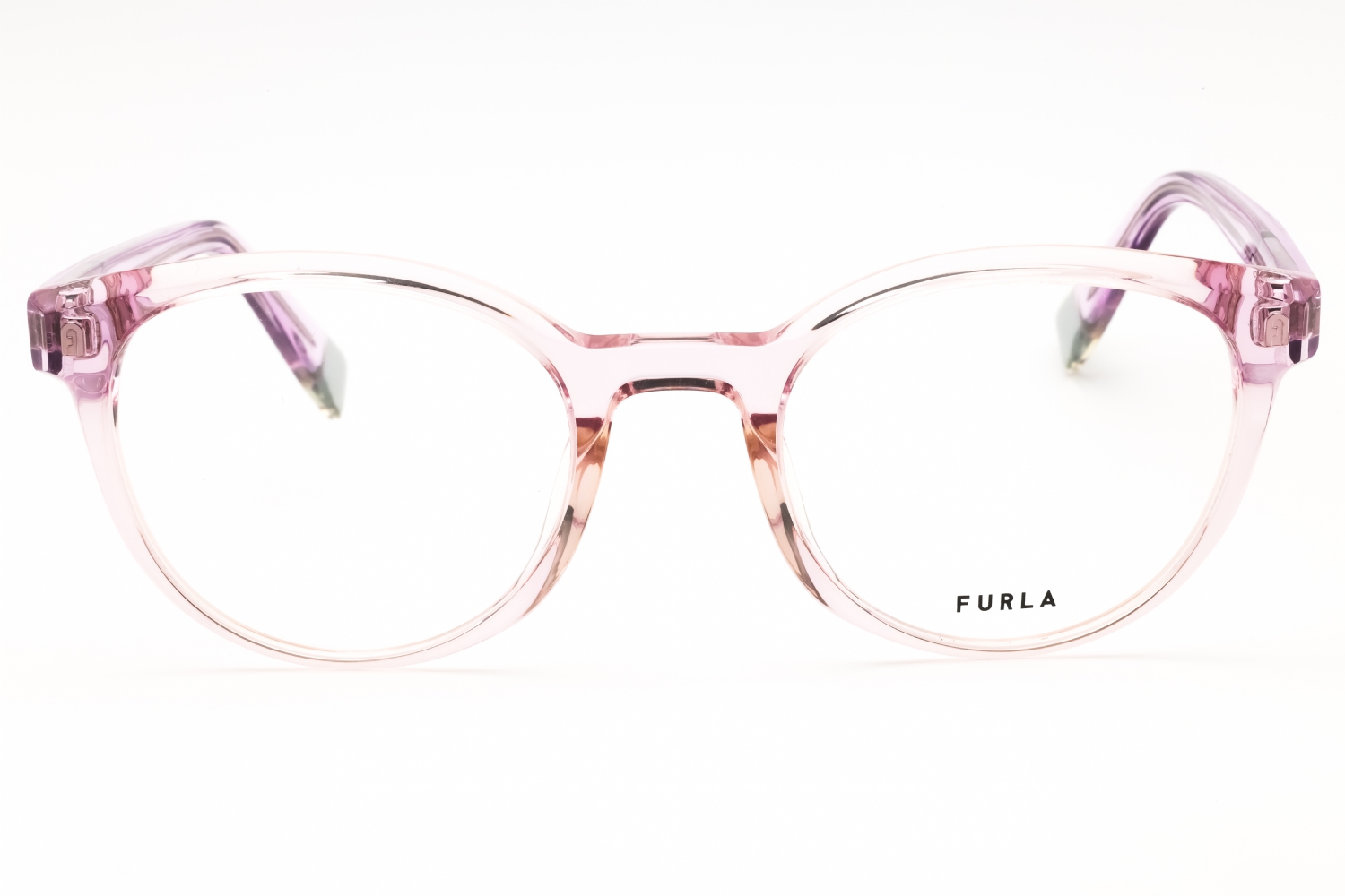 Furla VFU642V - Shiny Transparent Lilac, Acetate, Round frame