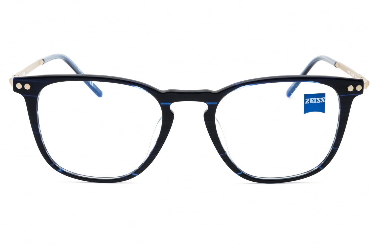 Zeiss ZS22701 - Navy Horn, Acetate, Rectangle frame