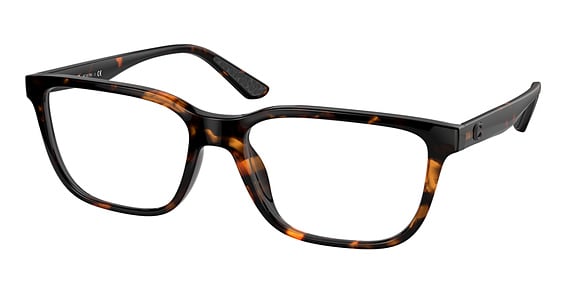COACH HC6170U C2108 - Dark Tortoise, Acetate, Rectangle frame