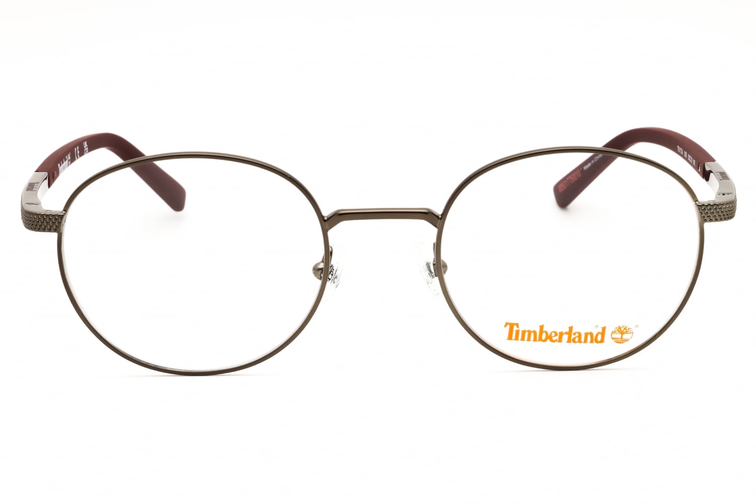 Timberland TB1724 - Shiny Gunmetal, Metal, Round frame