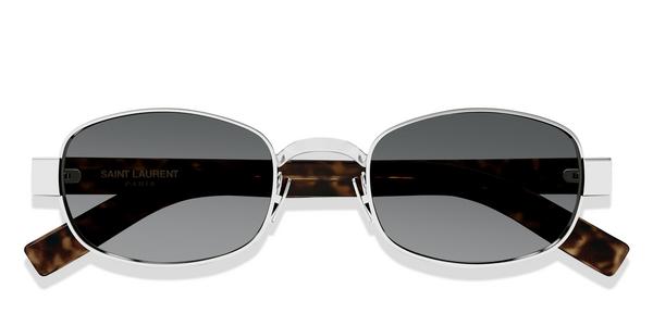 Saint Laurent SL 706 - Silver, Metal, Round frame