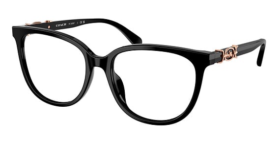 COACH HC6260F - Black, Plastic, Oval frame