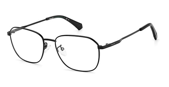 Polaroid PLD D454/G - Black, Stainless Steel, Rectangle frame