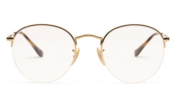 Ray-Ban RX3947V ROUND GAZE - Gold, Metal, Rectangle frame