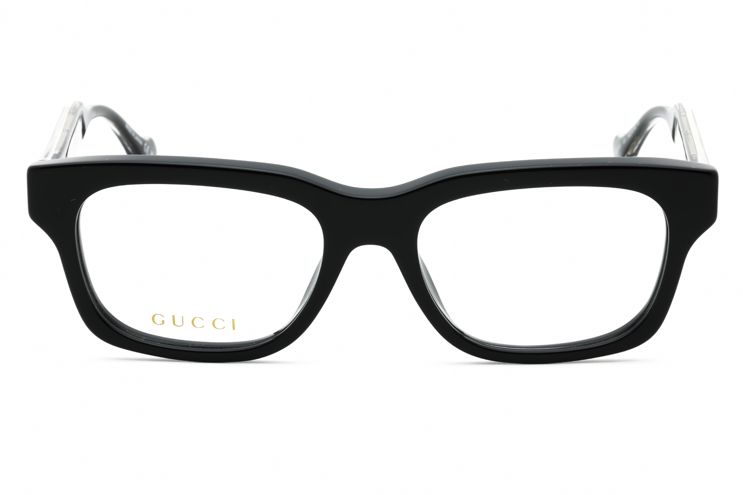 Gucci GG1731O - Black-crystal-transparent, Acetate, Rectangle frame
