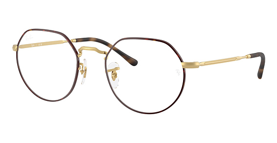Ray-Ban RX6465 JACK - Matte Havana On Matte Ar, Metal, Round frame