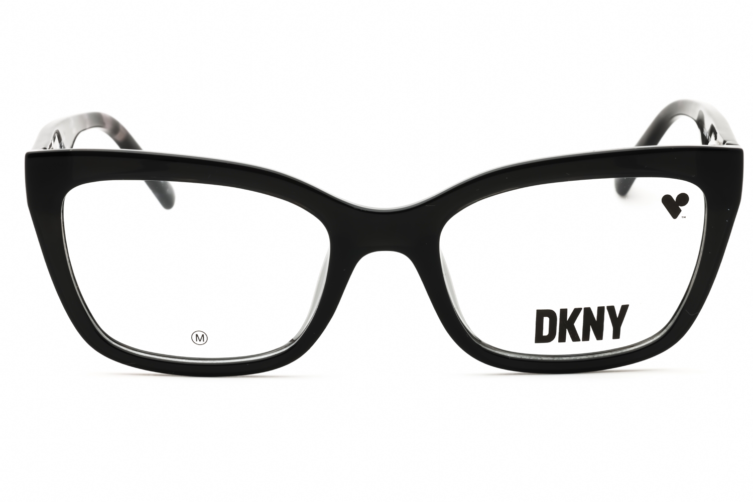 DKNY DK5068 - Black Crystal, Acetate, Cat Eye frame