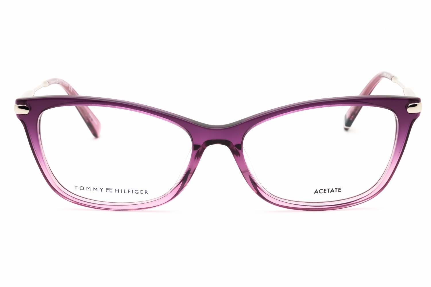 Tommy Hilfiger TH 1961 - SHD Burgundy, Plastic, Rectangle frame