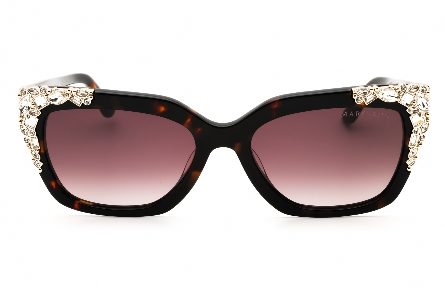 Guess GM00027 - Dark Havana, Acetate, Rectangle frame