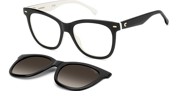 Carrera CA 3098/C - 80sla Black Whte, Acetate, Rectangle frame