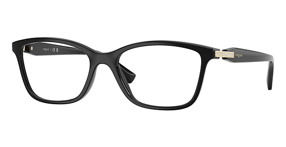 Vogue VO5680B - Black, Acetate, Oval frame