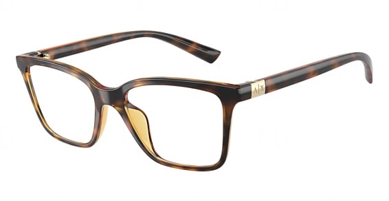 Armani Exchange AX3146U - Shiny Havana, Acetate, Mixed Shapes frame