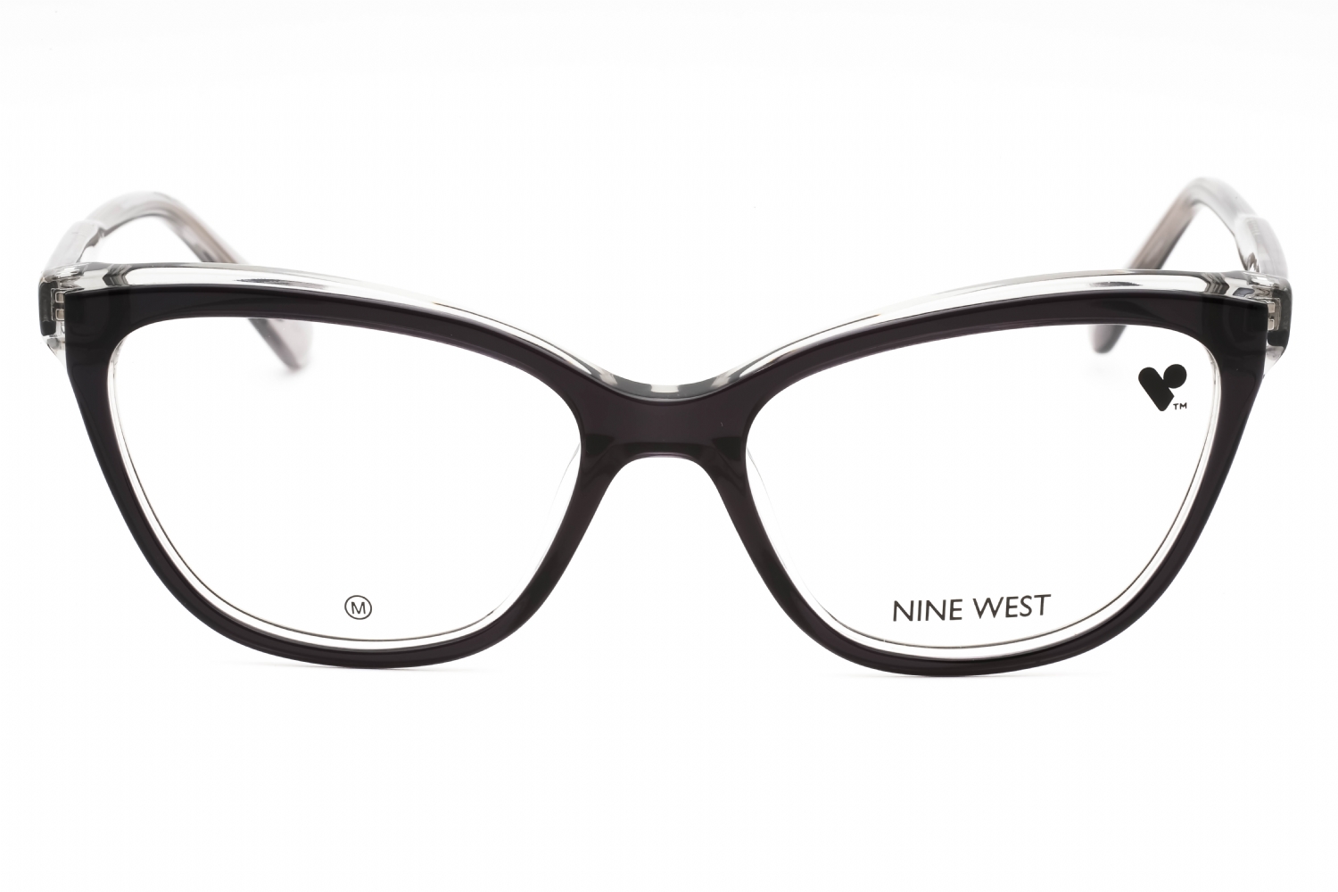 Nine West NW5219 - Grey Smoke Laminate, Acetate, Cat Eye frame