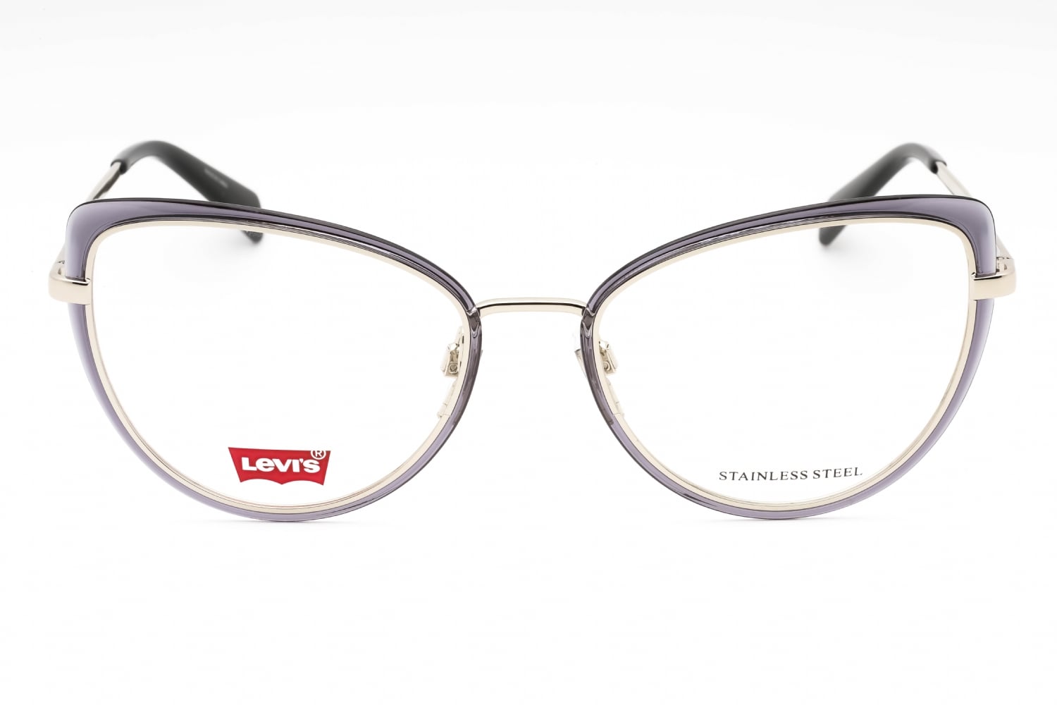Levis LV 1050 - Grey, Metal, Cat Eye frame