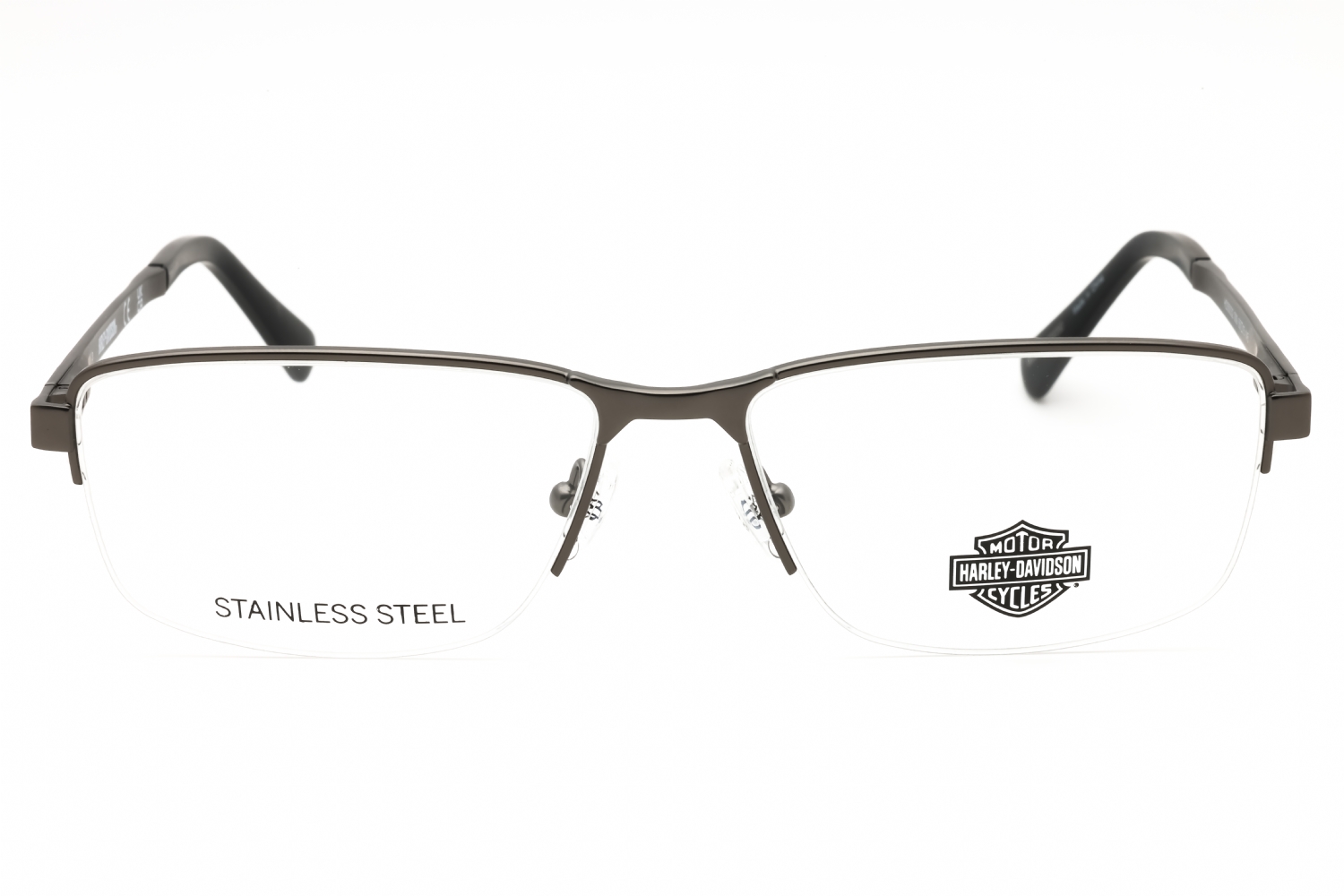 Harley Davidson HD50032 - Matte Gunmetal, Metal, Rectangle frame