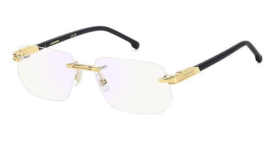 Carrera 1142 - 0012y Yell Gold, Metal, Rectangle frame
