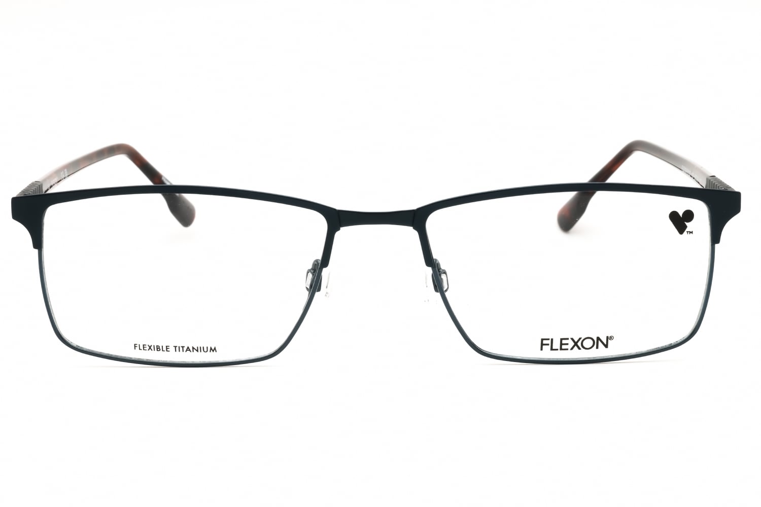 Flexon FLEXON E1129 - Matte Navy, Metal, Rectangle frame