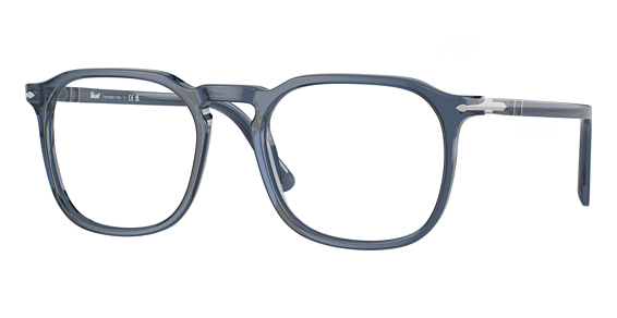 Persol PO3337V - Transparent Denim Blue, Plastic, Rectangle frame