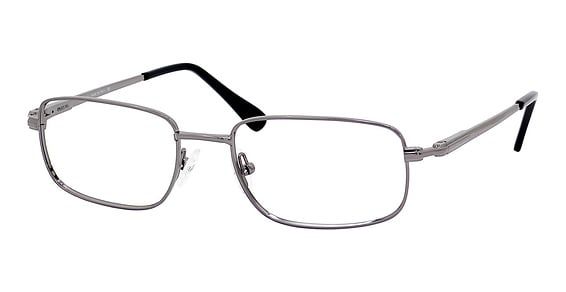 Elasta E 7193 - Ruthenium, Stainless Steel, Rectangle frame