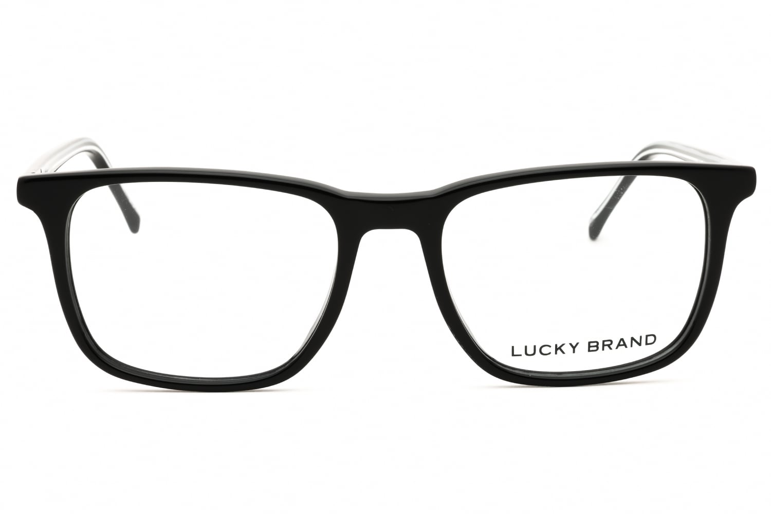 Lucky Brand D418 - Black, Acetate, Rectangle frame
