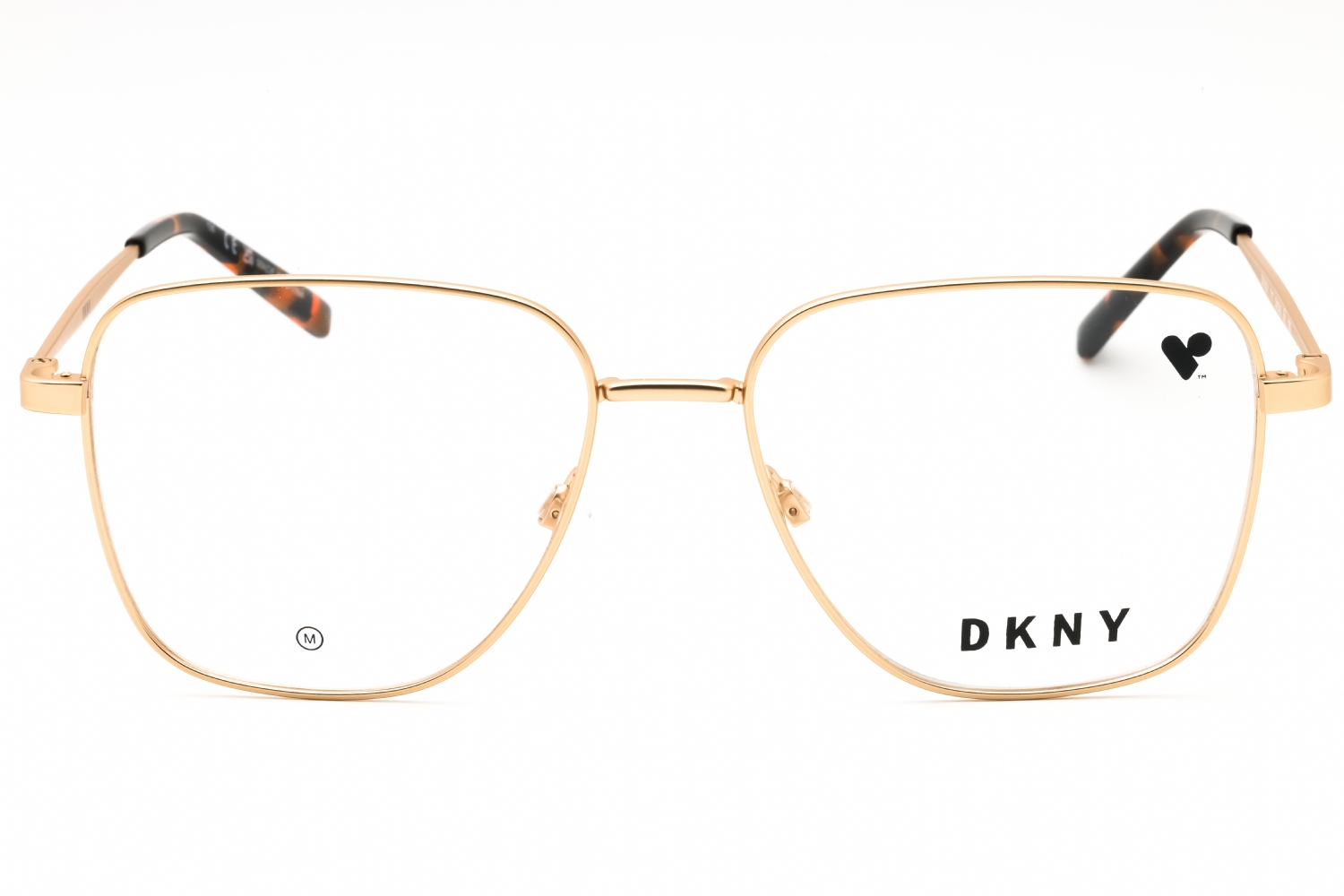 DKNY DK1031 - Satin Gold, Metal, Rectangle frame