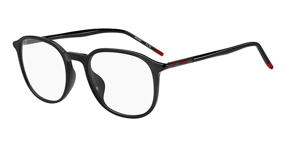 HUGO HG 1378/G - Black, Acetate, Rectangle frame