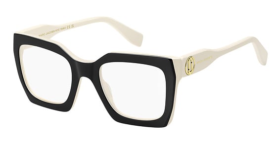 Marc Jacobs Marc 855 - Black White, Acetate, Rectangle frame