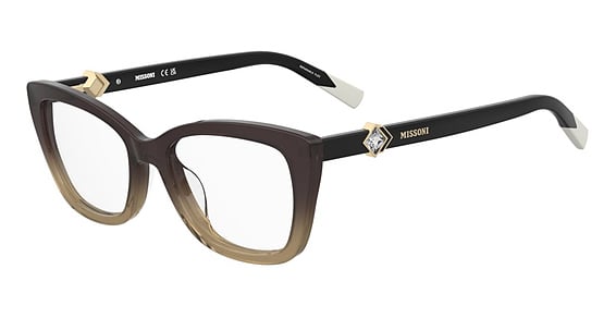 Missoni MIS 0230/G - Black Caramel, Acetate, Rectangle frame