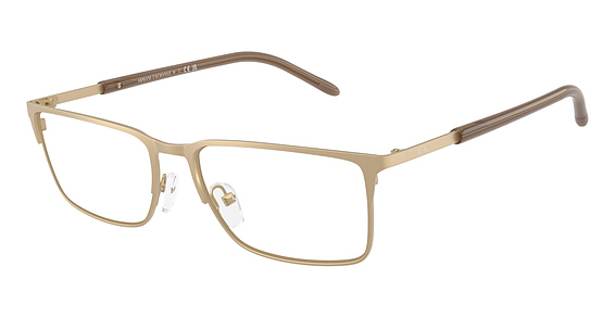 Armani Exchange AX1073 - Matte Pale Gold, Metal, Rectangle frame