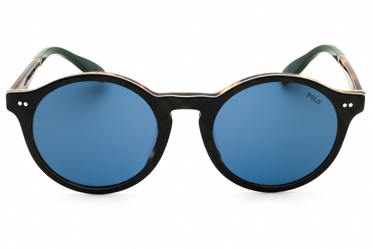 Polo 0PH4204U - Shiny Tartan Blue/green, Acetate, Round frame