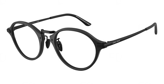 Giorgio Armani AR7287 - Matte Black, Plastic, Round frame