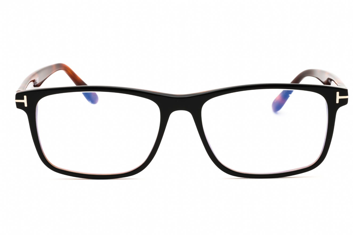 Tom Ford FT5752-B - Black/other/clear, Acetate, Rectangle frame