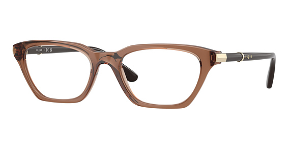 Vogue VO5698 - Transparent Brown, Acetate, Oval frame