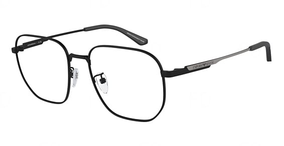 Emporio Armani EA1159D - Matte Black, Metal, Oval frame