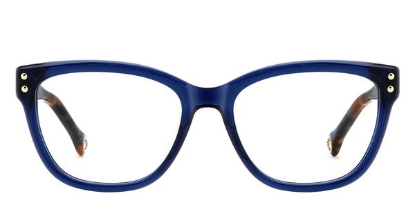 Carolina Herrera Her 0317/G - Blue, Plastic, Rectangle frame
