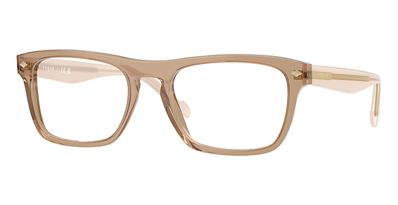 Vogue VO5619 - Transparent Brown, Plastic, Oval frame