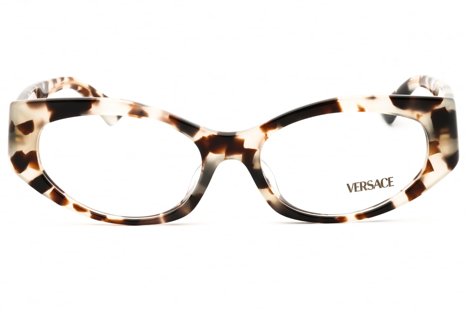Versace 0VE3369F - Havana Grey, Acetate, Cat Eye frame