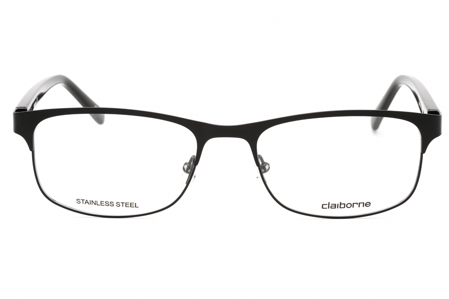 Liz Claiborne CB 256 - Matte Black, Mixed Materials, Rectangle frame