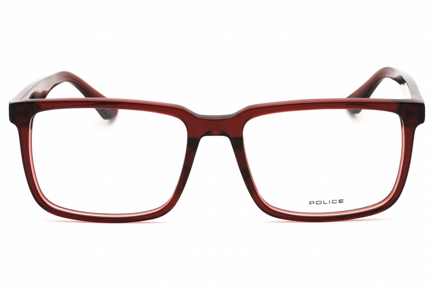 Police VPLN17M - Transp. Burgundy, Acetate, Rectangle frame