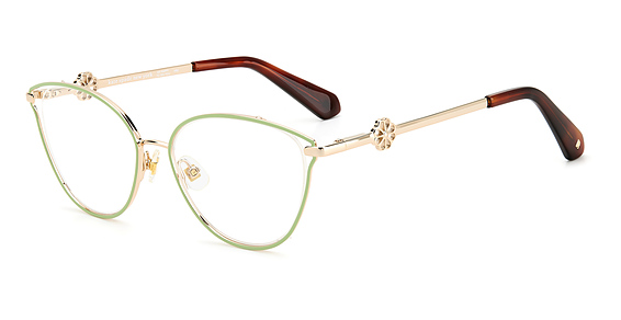 Kate Spade Scarletta/G - Gold Green, Stainless Steel, Cat Eye frame