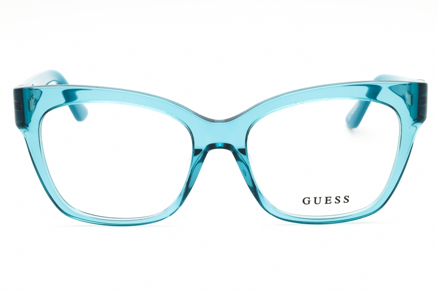 Guess GU50233 - Shiny Turquoise, Acetate, Cat Eye frame