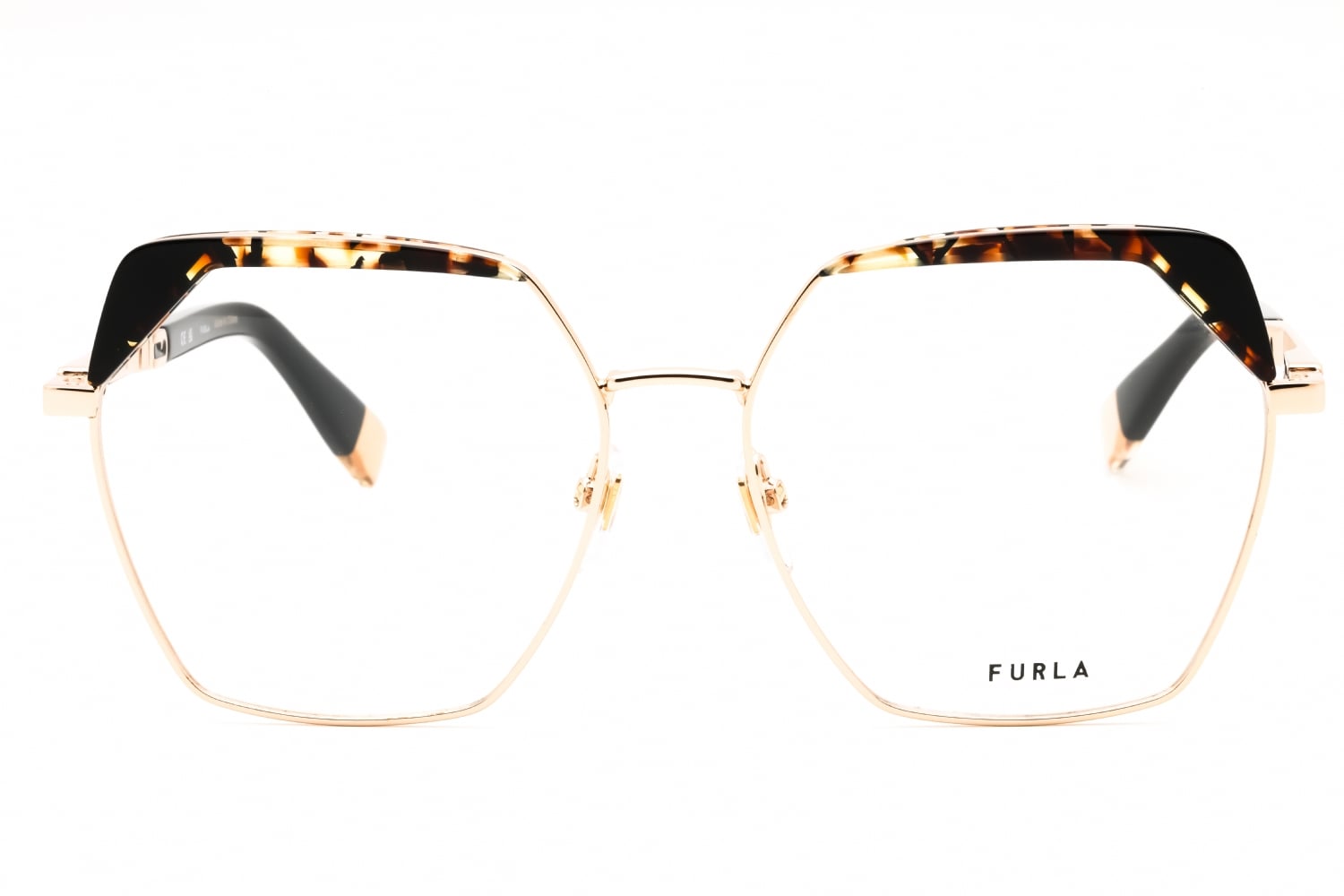 Furla VFU674V - Shiny Rose Gold, Metal, Rectangle frame