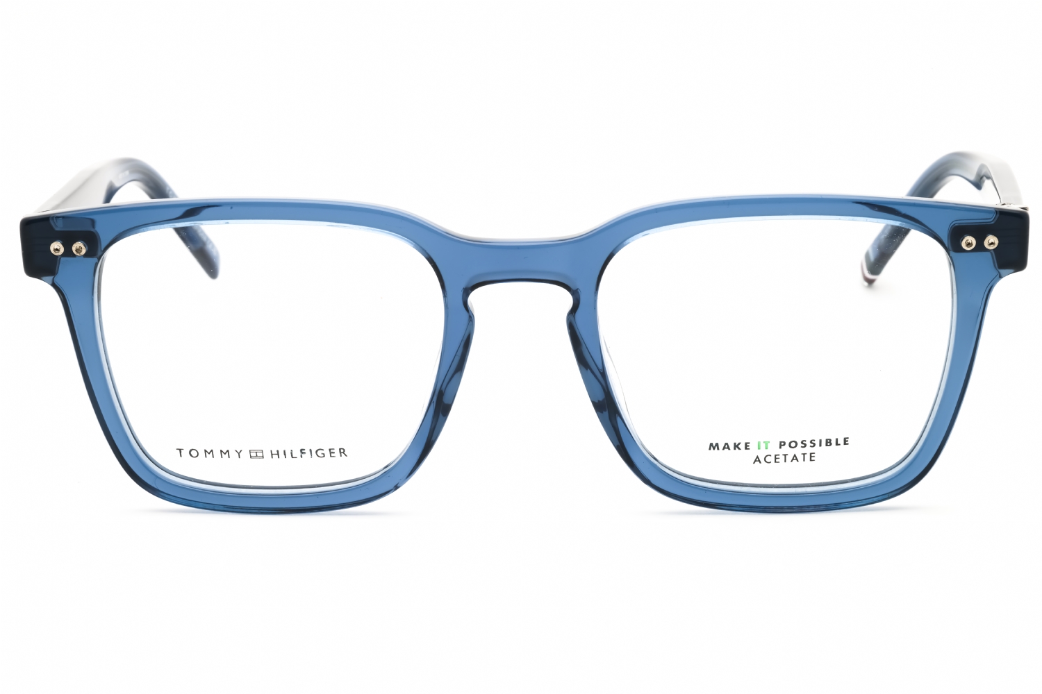 Tommy Hilfiger TH 2034 - Blue, Plastic, Rectangle frame