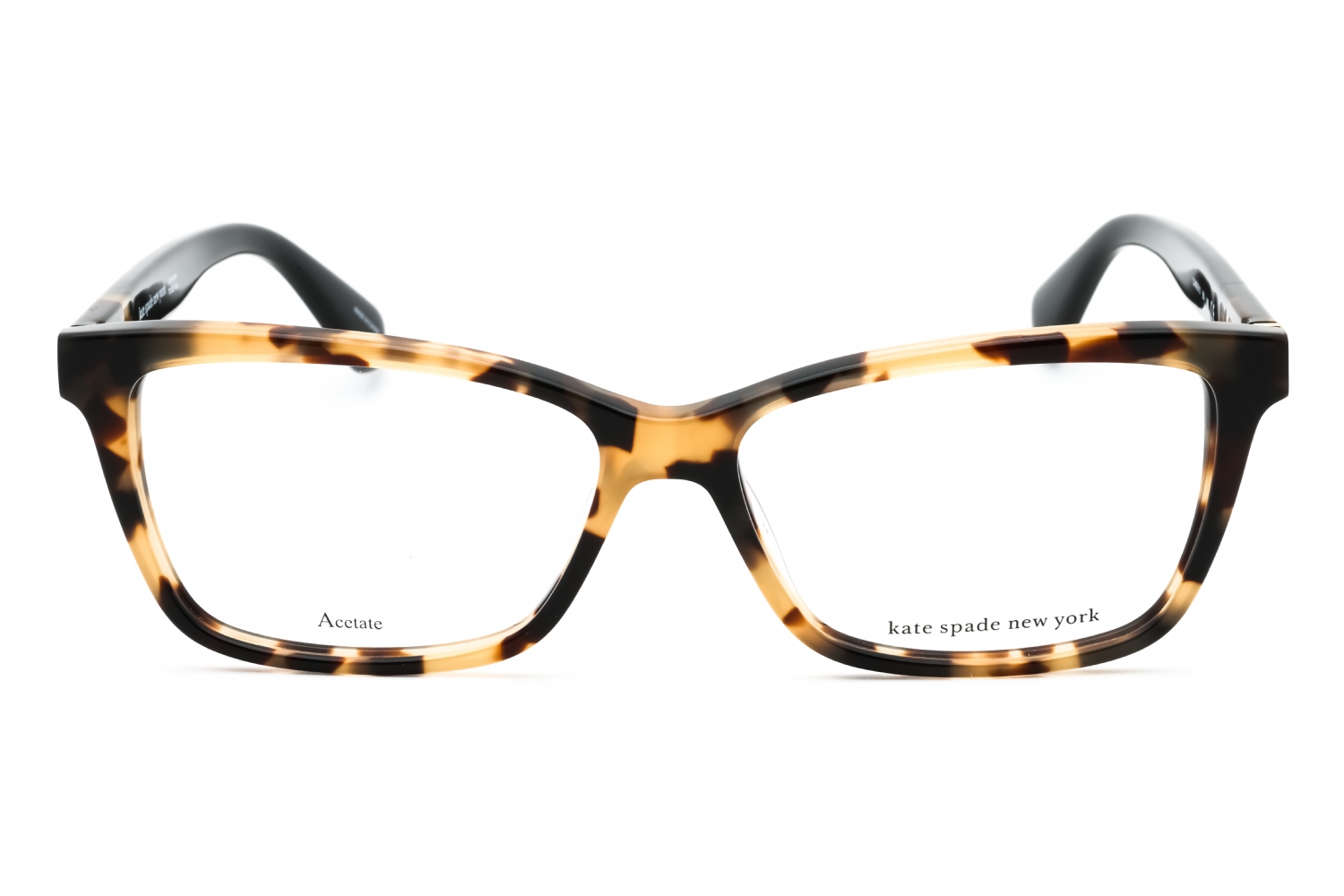 Kate Spade Camberly - Havana Black, Plastic, Rectangle frame