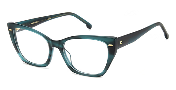 Carrera 3036 - Green Hrn, Acetate, Rectangle frame