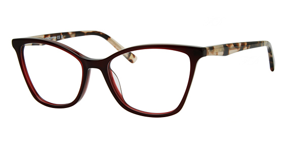 Liz Claiborne L 474 - Burg Crys, Acetate, Cat Eye frame