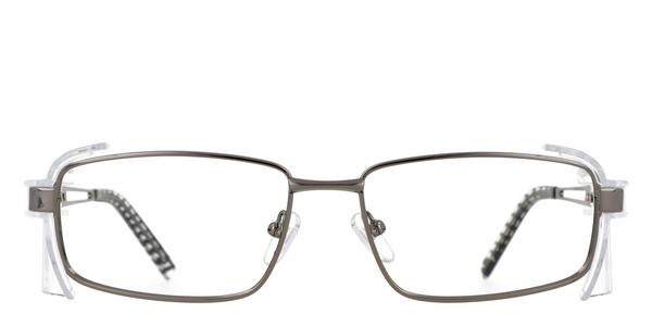 ArmouRx 7005 Safety Glasses - Grey, Metal, Rectangle frame